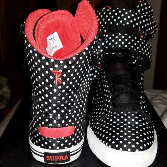 supra skytop polka dot